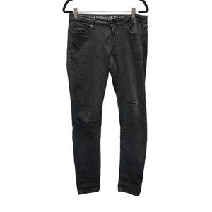ARTICLES OF SOCIETY Woman's Black Denim Jeans Size 28 Mid Rise